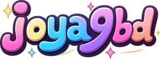 joya9bd লাল গেমিং লোগো